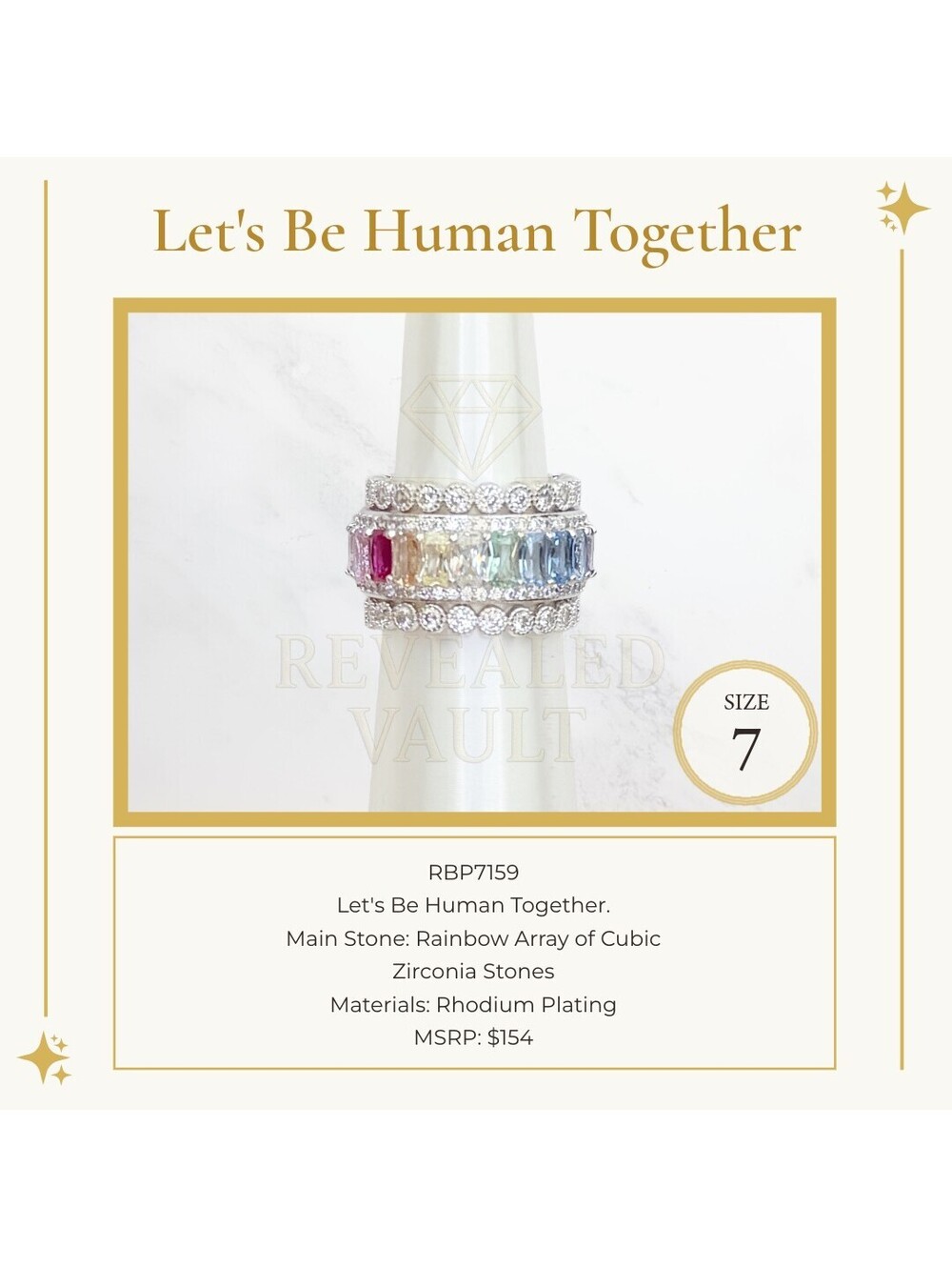 Let's Be Human Together - Size 7- Mental Health 2024